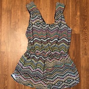 Xl Romper tribal pattern